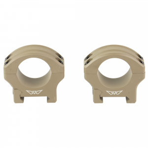 Warne Scope Mounts HyperLite Scope Rings - 1 Inch - Low - Flat Dark Earth