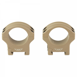 Warne Scope Mounts HyperLite Scope Rings - 30mm - Medium - Flat Dark Earth