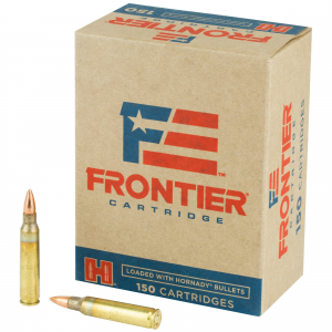 Hornady Frontier Cartridge 5.56x45mm NATO Ammo 55gr FM193 FMJ 150 Rounds