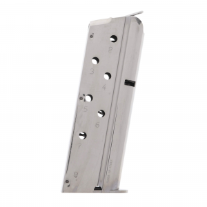 Mec-Gar 1911 Officer .40 7-Round Nickel Magazine