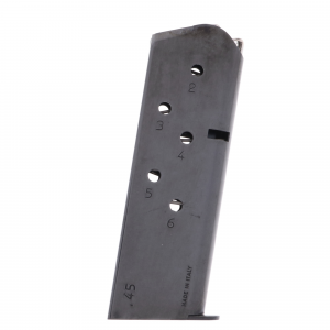 Mec-Gar 1911 Officer .45 ACP 6-Round Blued Steel Magazine