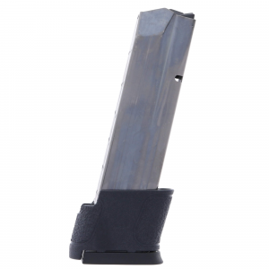 Smith & Wesson S&W M&P .45 ACP 14-Round Steel PVD Factory Magazine with Base Pad - BLK