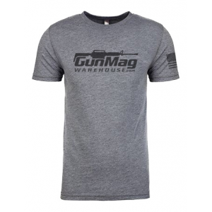 T-Shirt Premium Heather with Black Logo S