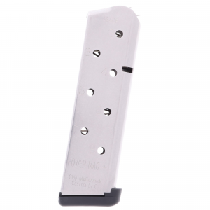 CMC Products Power Mag+ 1911 .45 ACP 8-Round Stainless Steel Magazine