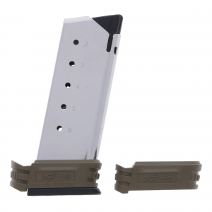 Springfield Armory XD-S .45 ACP 6-Round Magazine w/ FDE X-Tension Sleeves 1 / 2