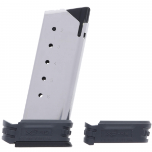 Springfield Armory XD-S .45 ACP 6-Round Magazine w/ Gray X-Tension Sleeves 1 / 2