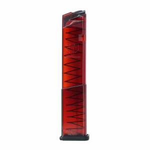 ETS 9mm 19-Round Extended Magazine for Glock 43X / 48 Pistols - Red