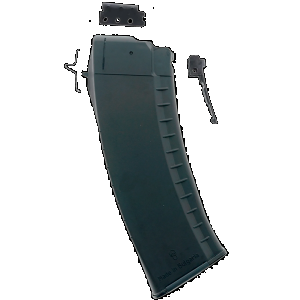 Bulgarian AK-74 5.45x39mm 30-Round Reinforced Steel Lug Polymer Magazine - BLK