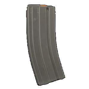 Duramag AR-15 .223, 5.56mm, .300BLK 30-Round Aluminum Magazine - Gray w/ Orange Follower