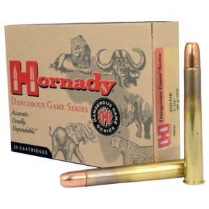 nady Dangerous Game 3.25 .450 Nitro Express 480gr DGX-B 20 Rounds Ammo