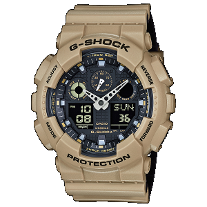 G-Shock Digital GA100L-8A Wristwatch - Tan