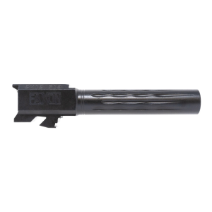Faxon Firearms Match Series Flame Fluted Barrel for Glock 19 Gen 1-5 Pistols -Black