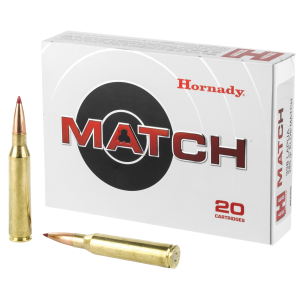 Hornady Match .338 Lapua Magnum Ammo 285gr ELD Match 20 Rounds nady Match .338 Lapua Magnum 285gr ELD Match 20 Rounds Ammo