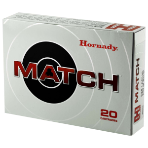 Hornady Match .338 Lapua Magnum Ammo 250gr BTHP 20 Rounds nady Match .338 Lapua Magnum 250gr BTHP 20 Rounds Ammo