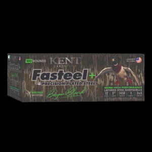 Kent Cartridge Fasteel+ 3" 20 Gauge Ammo #3 and #5 Shot 1oz 100 Shells