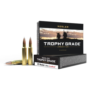 ler Trophy Grade 33 Nosler 225gr Accubond 20 Rounds Ammo