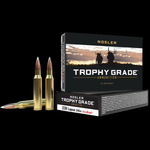 ler Trophy Grade .338 Lapua Magnum 300gr AccuBond 20 Rounds Ammo