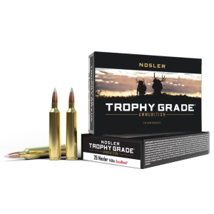 Nosler Trophy Grade 26 Nosler Ammo 140gr Accubond 20 Rounds ler Trophy Grade 26 Nosler 140gr Accubond 20 Rounds Ammo