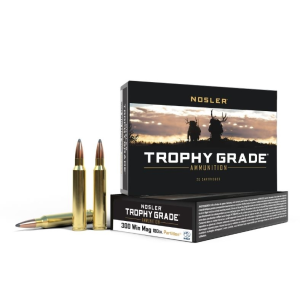 Nosler Trophy Grade .300 Win Mag Ammo 180gr Partition 20 Rounds ler Trophy Grade .300 Win Mag 180gr Partition 20 Rounds Ammo