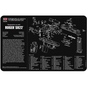 TekMat Handgun Cleaning Mat Ruger SR22