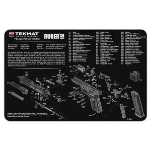 TekMat Handgun Cleaning Mat Ruger SR9 (SR40)