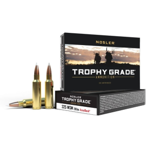 Nosler Trophy Grade 325 WSM Ammo 200gr Accubond 20 Rounds