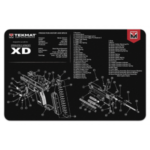 TekMat Handgun Cleaning Mat Springfield XD