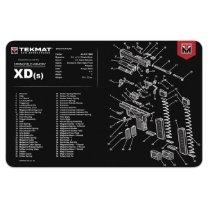 TekMat Handgun Cleaning Mat Springfield XD-S