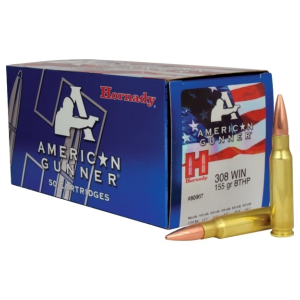 nady American Gunner .308 Winchester 155gr BTHP 50 Rounds Ammo