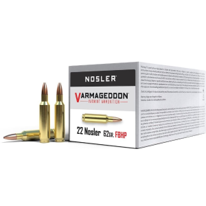 ler Varmageddon .22 Nosler 62gr FBHP 50 Rounds Ammo