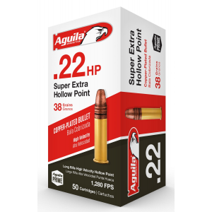 Aguila .22LR Ammo 38gr CPHP 50 Rounds