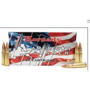 Hornady American Gunner 7.62x39mm Ammo 123gr HP Match 50-Rounds nady American Gunner 7.62x39mm 123gr HP Match 50-Rounds Ammo
