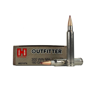 Hornady Outfitter 300 Winchester Magnum Ammo 180gr CX 20 Rounds nady Outfitter 300 Winchester Magnum 180gr CX 20 Rounds Ammo