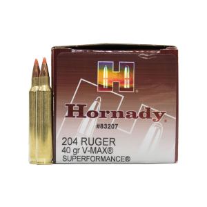 nady Superformance Varmint .204 Ruger 40gr V-MAX 50 Rounds Ammo