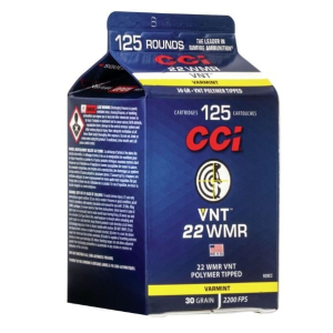  VNT .22 WMR 30gr VNT 125 Rounds Ammo