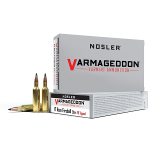 Nosler Varmageddon .17 Rem Fireball Ammo 20gr FB Tipped 20 Rounds ler Varmageddon .17 Rem Fireball 20gr FB Tipped 20 Rounds Ammo