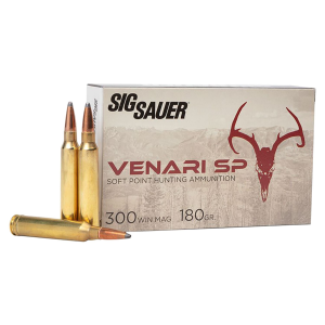  Sauer Venari .300 Winchester Magnum 180gr SP 20 Rounds Ammo