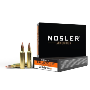 ler Ballistic Tip 22 Nosler 55gr BTSP 20 Rounds Ammo