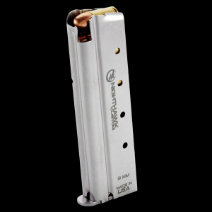 hthawk Custom Government 1911 9mm 9-Round Magazine W/ No Basepad Ammo