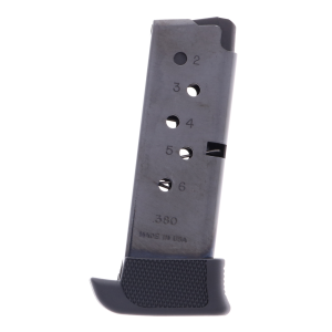 er LCP .380 ACP 7-Round Magazine With Finger Rest Extension Ammo