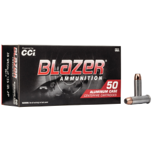 CCI Blazer .38 Special P Ammo 125gr JHP 50 Rounds Blazer .38 Special P 125gr JHP 50 Rounds Ammo