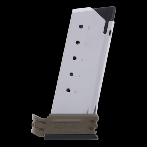 ingfield Armory XD-S .45 ACP 6-Round Magazine W/ FDE X-Tension Sleeves 1 / 2 Ammo
