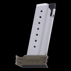 ingfield Armory XD-S 9mm 8-Round Magazine With FDE X-Tension Sleeve 1 / 2 Ammo
