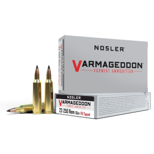 ler Varmageddon .22-250 Remington 55gr FB Tipped 20 Rounds Ammo