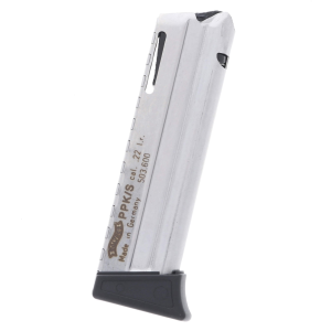 ther PPK/S .22 LR 10-Round Magazine Nickel Ammo