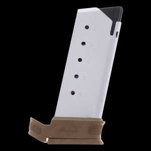 ingfield Armory XD-S Mod.2 .45 ACP 6-Round Magazine With FDE Mod.2 X-Tension Sleeve Ammo