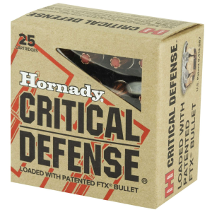 nady Critical Defense .32 H&R Magnum 80gr FTX 25 Rounds Ammo