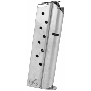 Brown 1911 .38 Super 9-Round Stainless Steel Magazine Ammo