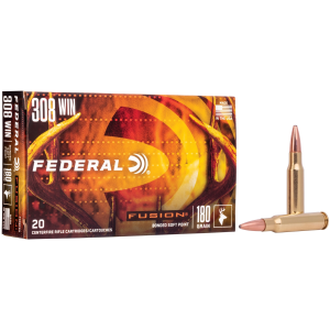 eral Fusion .308 Winchester 180gr SP 20 Rounds Ammo