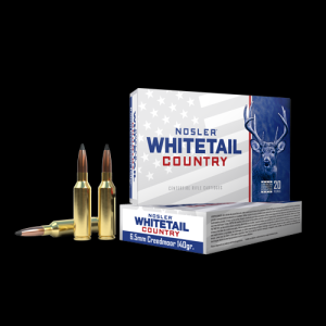 Nosler Whitetail Country 6.5 Creedmoor Ammo 140gr Solid Base Ammo 20 Rounds ler Whitetail Country 6.5 Creedmoor 140gr Solid Base 20 Rounds Ammo